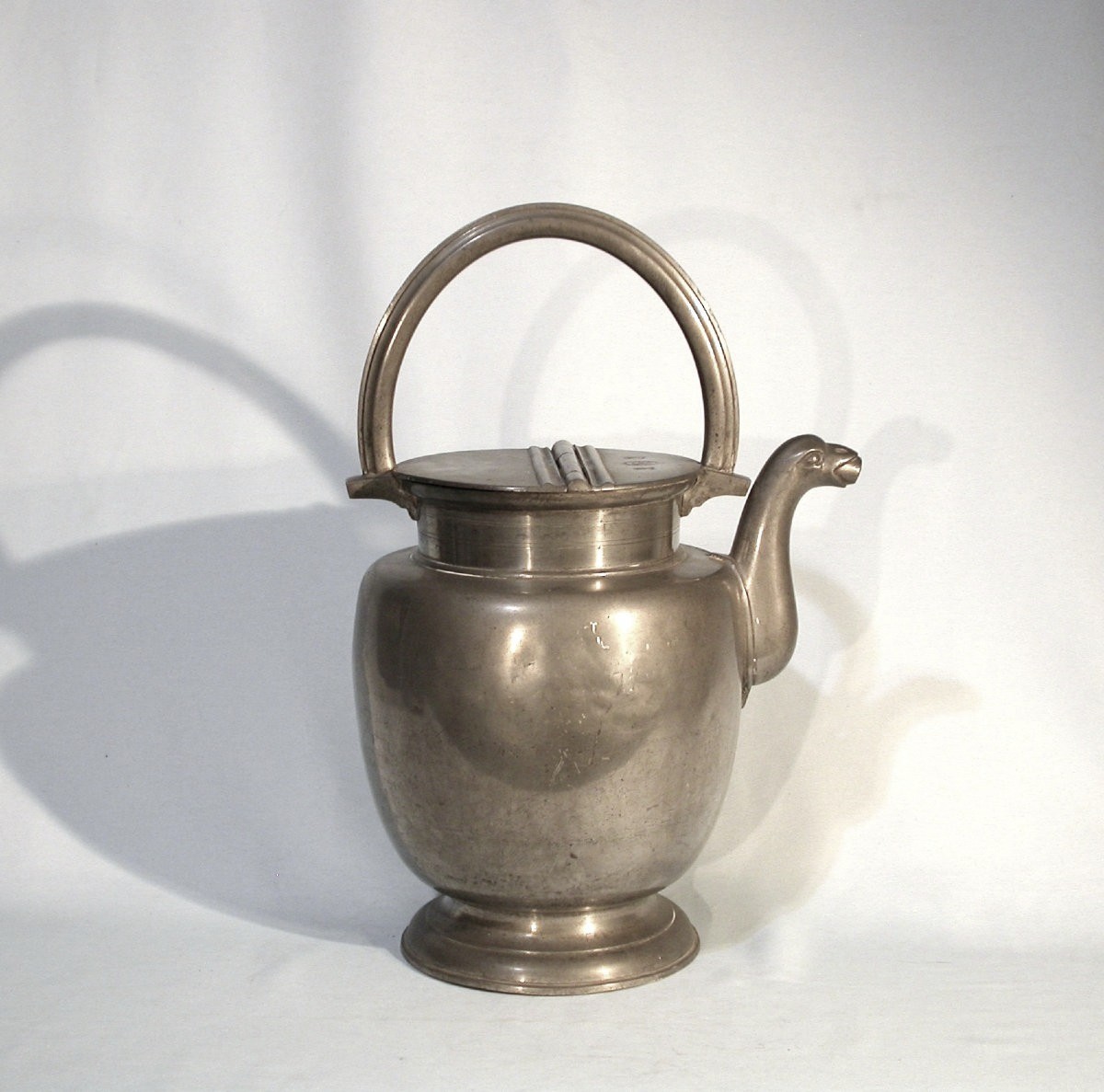 Pewter Milk Jug - Lyon, Circa 1800-photo-2