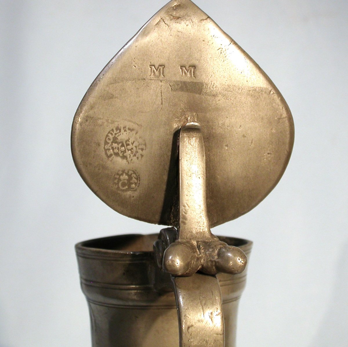 PICHET À VIN EN ETAIN - CAEN (BASSE -NORMANDIE), XVIII ème s-photo-4