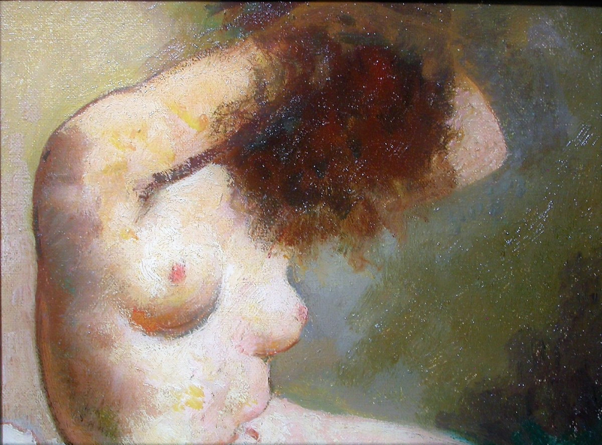 PEINTURE - HUILE SUR TOILE DE EMILE BAES-photo-4