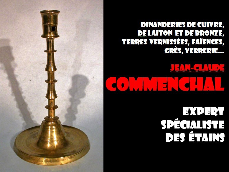 FLAMBEAU EN LAITON - FRANCE, XVIII ème s-photo-2