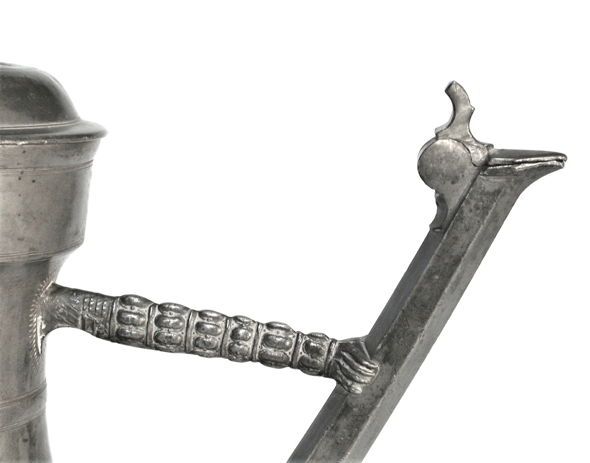 Pewter Ewer "stegkanne" - Bern (switzerland), 18th Century-photo-3