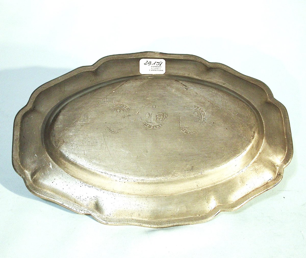 Pair Of Pewter Liturgical Burettes - Strasbourg, 18th Century-photo-1