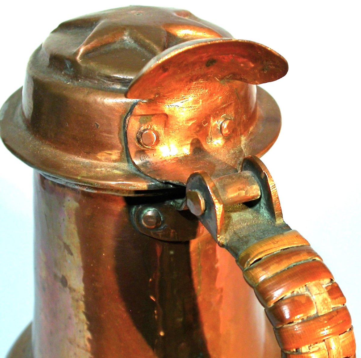 COQUEMAR EN CUIVRE - FRANCE, FIN DU XVIII ème s-photo-1