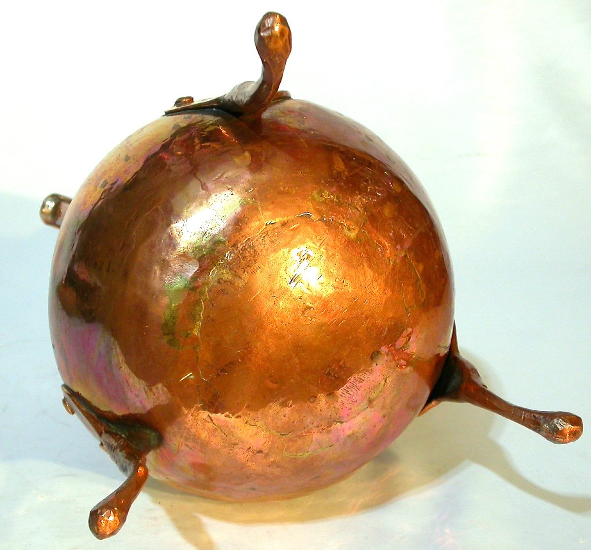 COQUEMAR EN CUIVRE - FRANCE, FIN DU XVIII ème s-photo-5