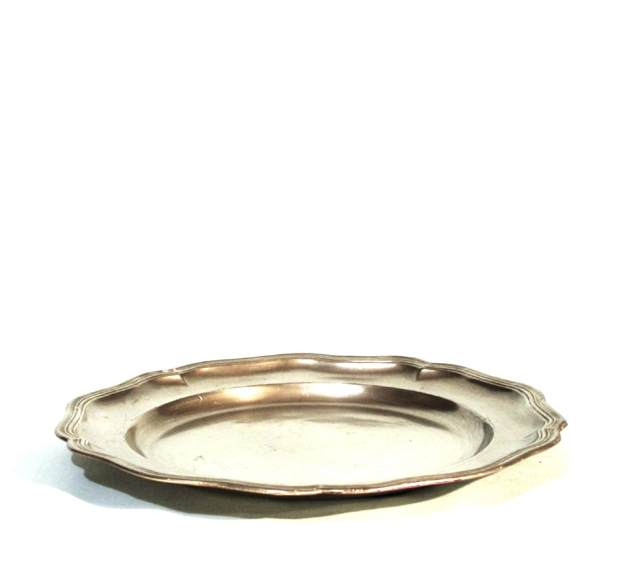 BELLE ASSIETTE EN ETAIN - STRASBOURG, DEBUT DU XIX ème s-photo-3