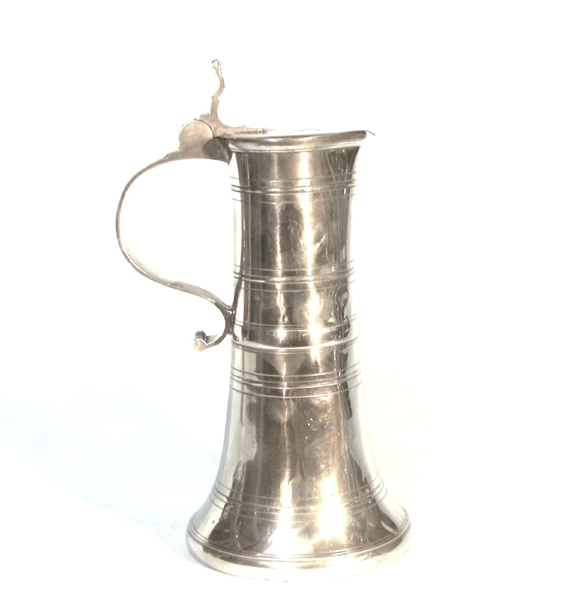 PICHET À VIN EN ETAIN - STRASBOURG, TOUT DEBUT DU XIX ème s.-photo-2