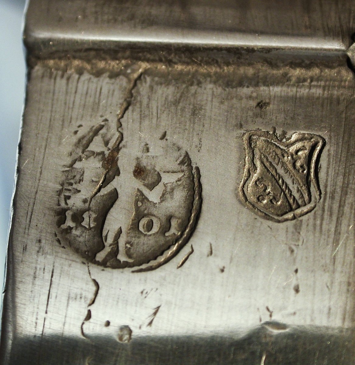 PICHET À VIN EN ETAIN - STRASBOURG, TOUT DEBUT DU XIX ème s.-photo-3