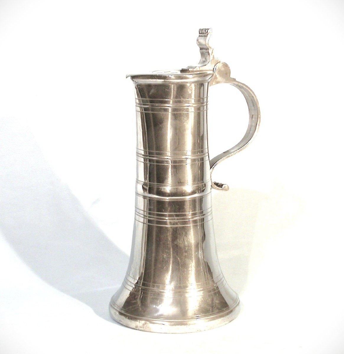 PICHET À VIN EN ETAIN - STRASBOURG, TOUT DEBUT DU XIX ème s.-photo-4