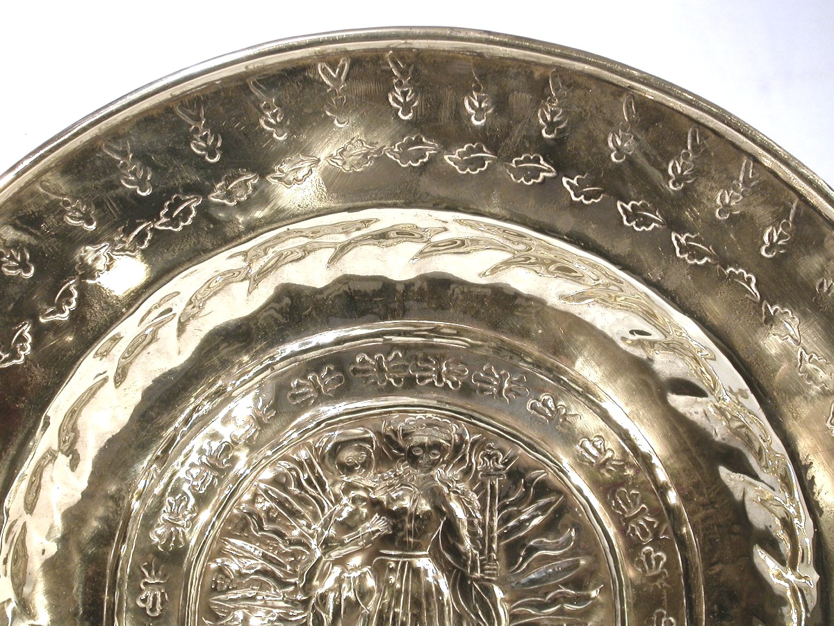 Brass Offering Plate - Germany Or Flanders, 17th Century-photo-2
