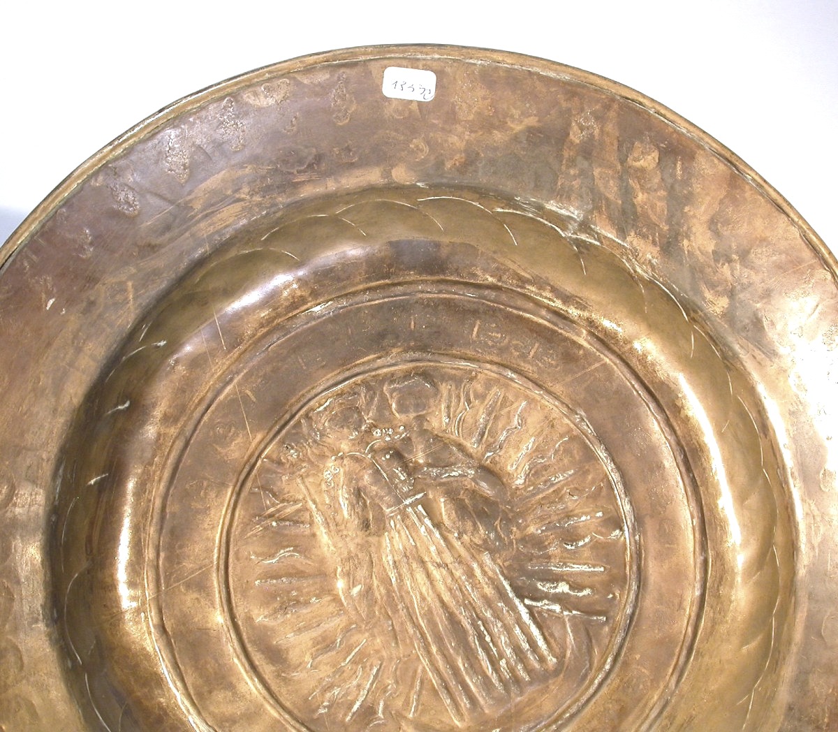 Brass Offering Plate - Germany Or Flanders, 17th Century-photo-2