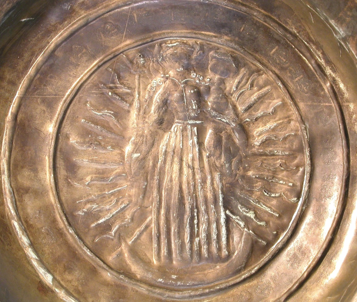 Brass Offering Plate - Germany Or Flanders, 17th Century-photo-5