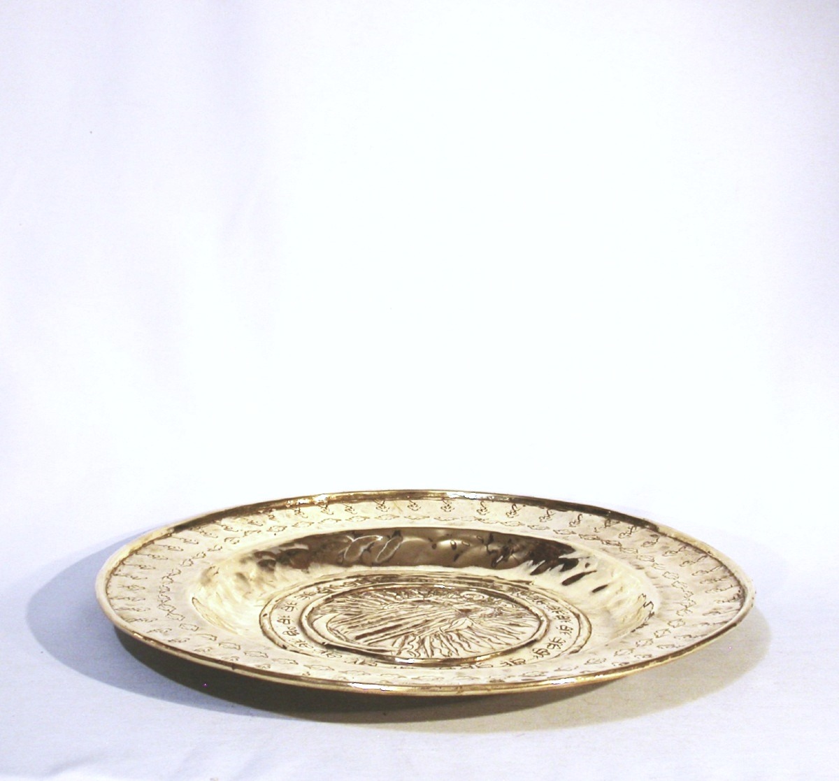 Brass Offering Plate - Germany Or Flanders, 17th Century-photo-6