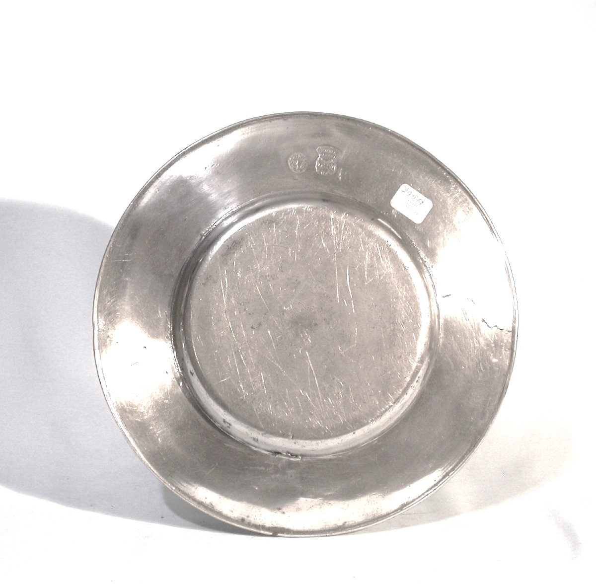 "cardinal" Plate In Pewter - Brussels, Circa 1700-photo-1
