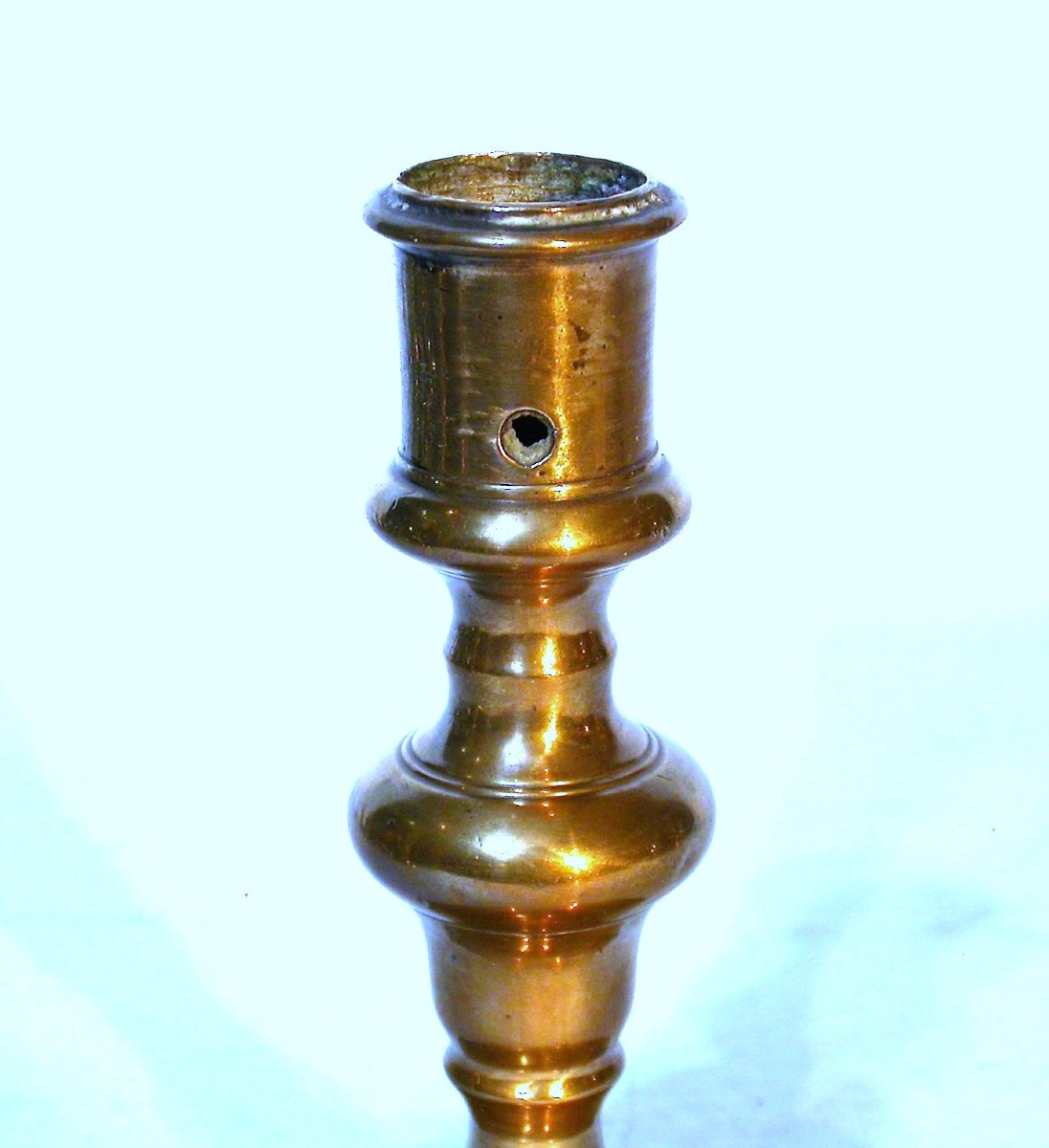 FLAMBEAU EN LAITON - FRANCE,  XVII ème s-photo-2