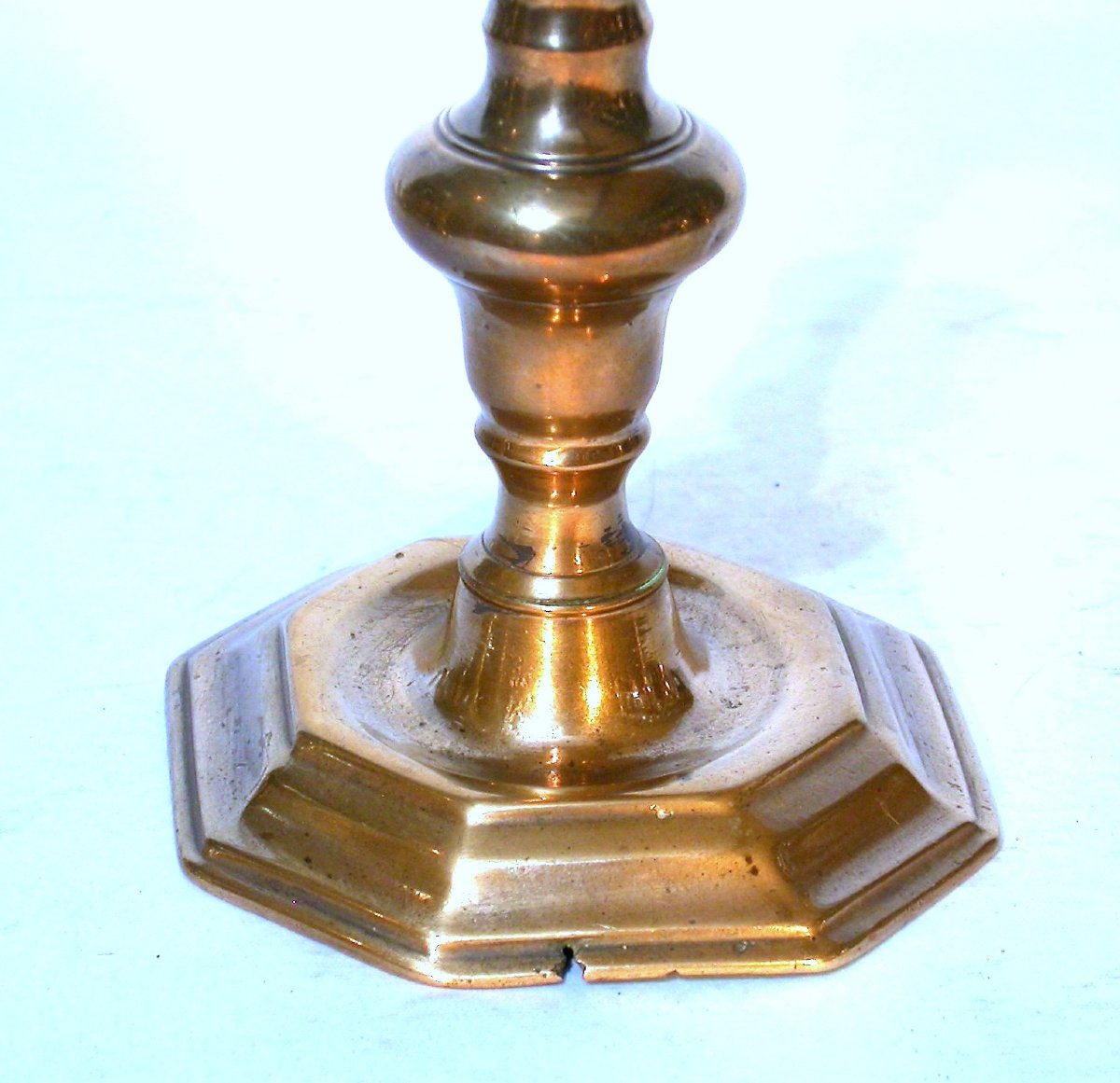 FLAMBEAU EN LAITON - FRANCE,  XVII ème s-photo-3