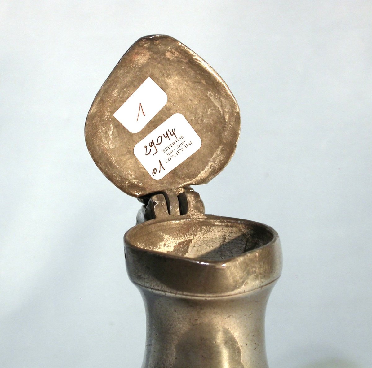 PICHET À VIN EN ETAIN - ROUEN (HAUTE-NORMANDIE), XVIII ème s-photo-4