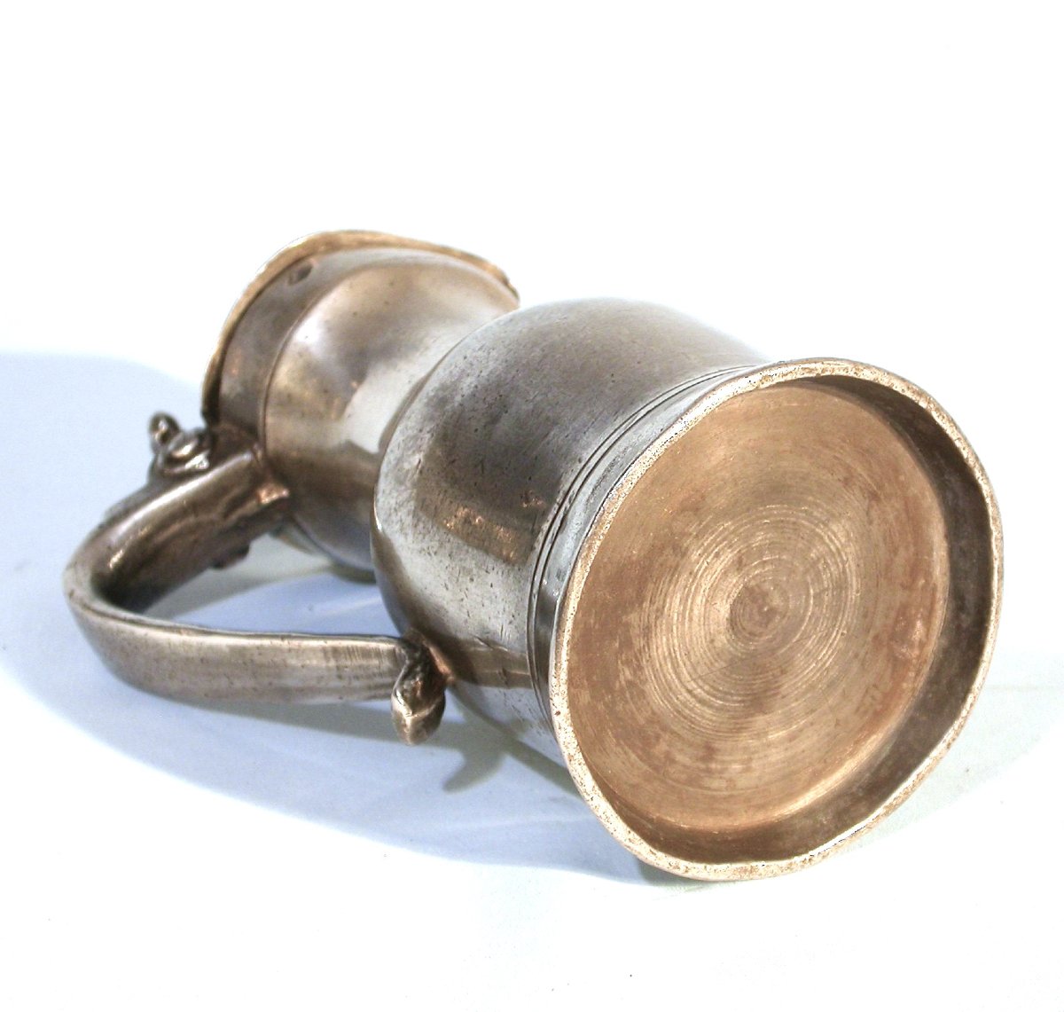 PICHET À VIN EN ETAIN - ROUEN (HAUTE-NORMANDIE), XVIII ème s-photo-1