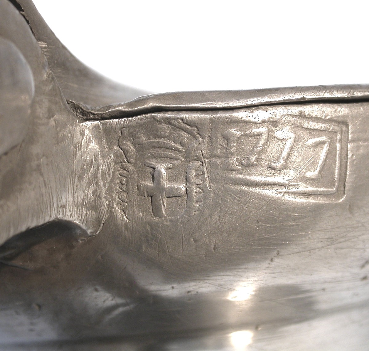 Pewter Wine Pitcher - Savoy, 18th Century-photo-3