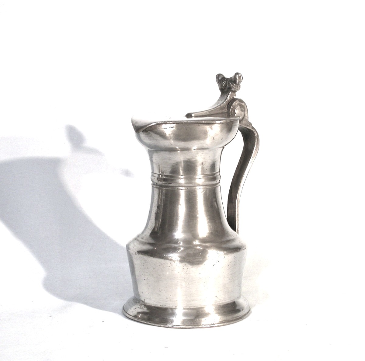 Pewter Wine Pitcher - Savoy, 18th Century-photo-4