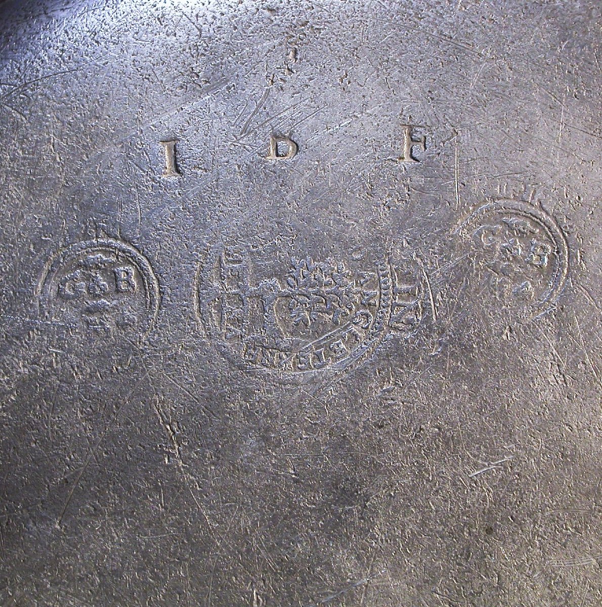 Pair Of Pewter Plates - Turin (italy), 18th Century-photo-3