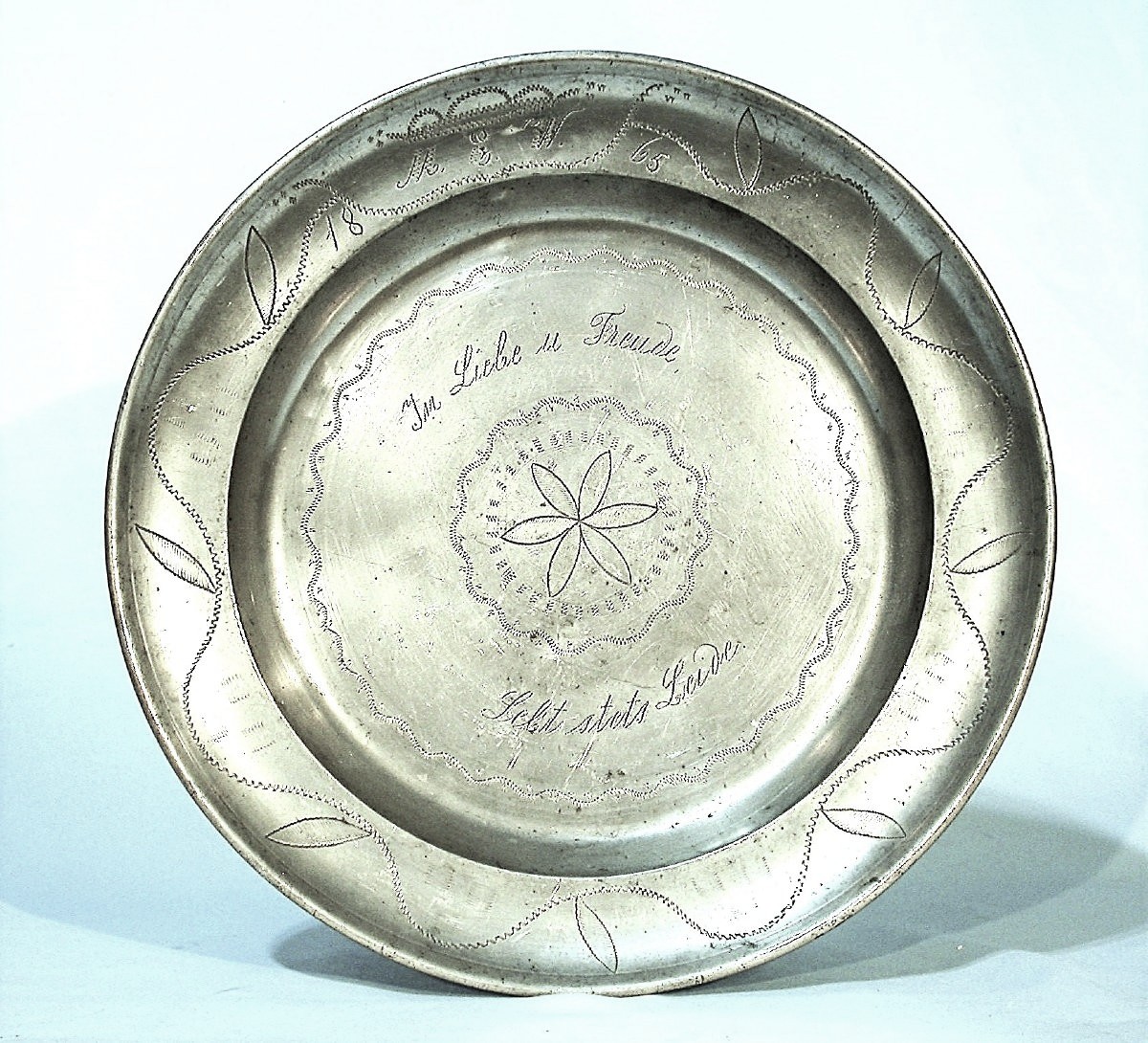 PLAT EN ETAIN - MAYENCE (MAINZ), XIX ème s-photo-4