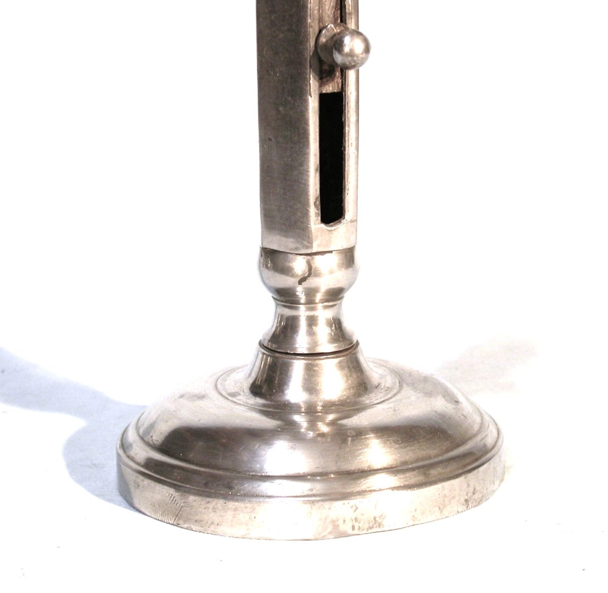 Pair Of Pewter Candlesticks - Languedoc (?), 19th Century-photo-2