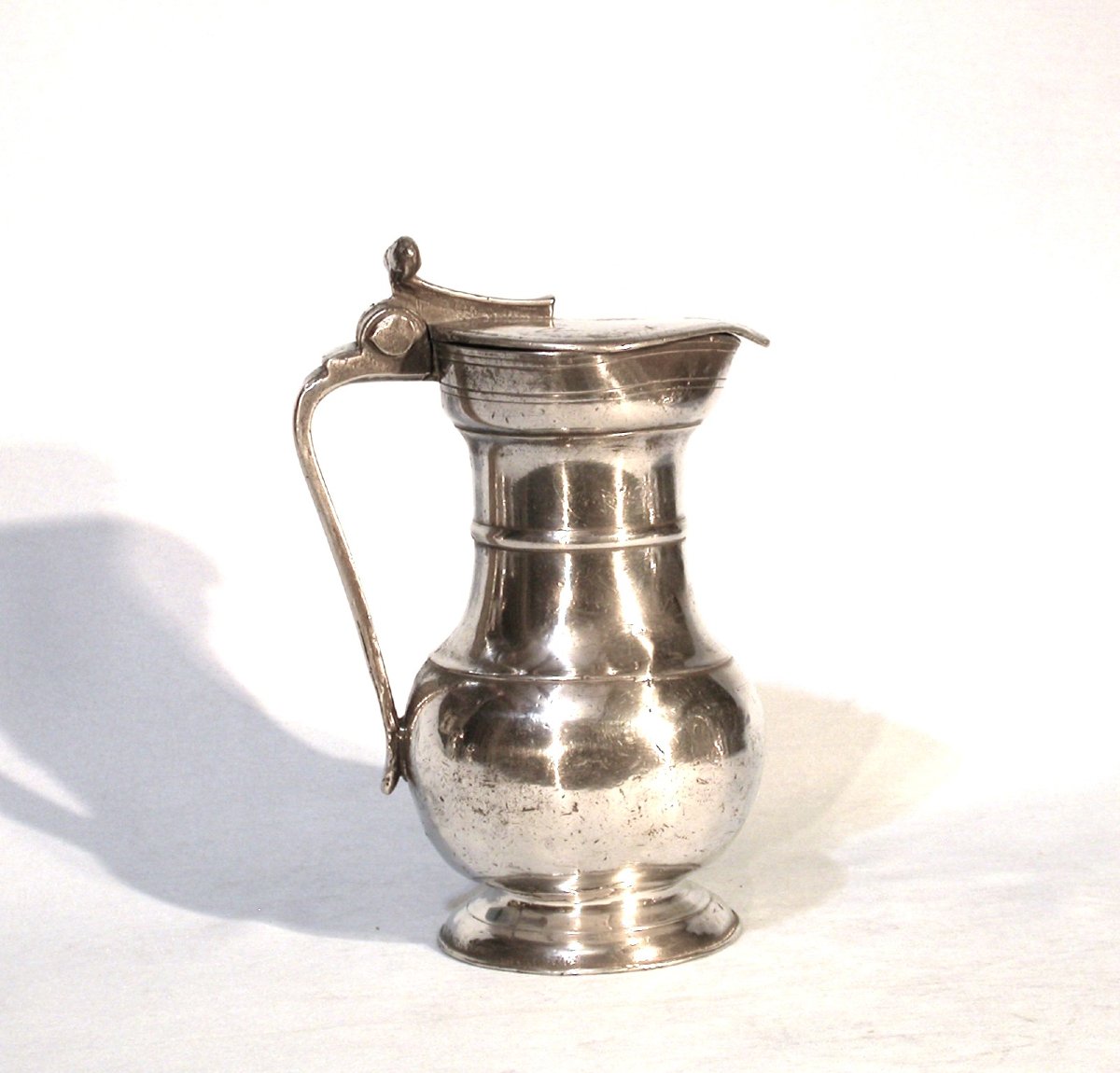 Pewter Wine Pitcher - Geneva, Circa 1700-photo-3