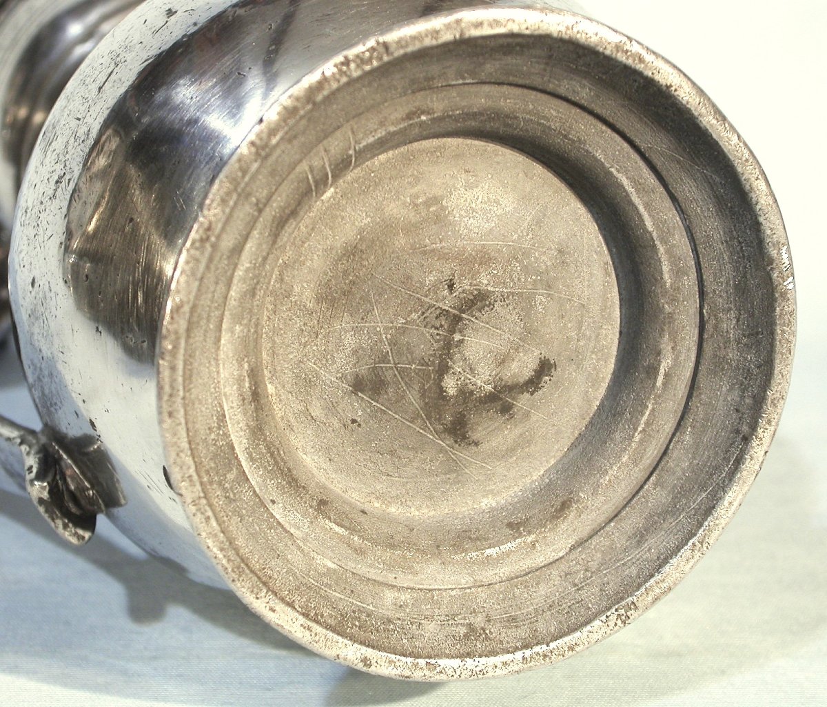 Pewter Wine Pitcher - Geneva, Circa 1700-photo-4