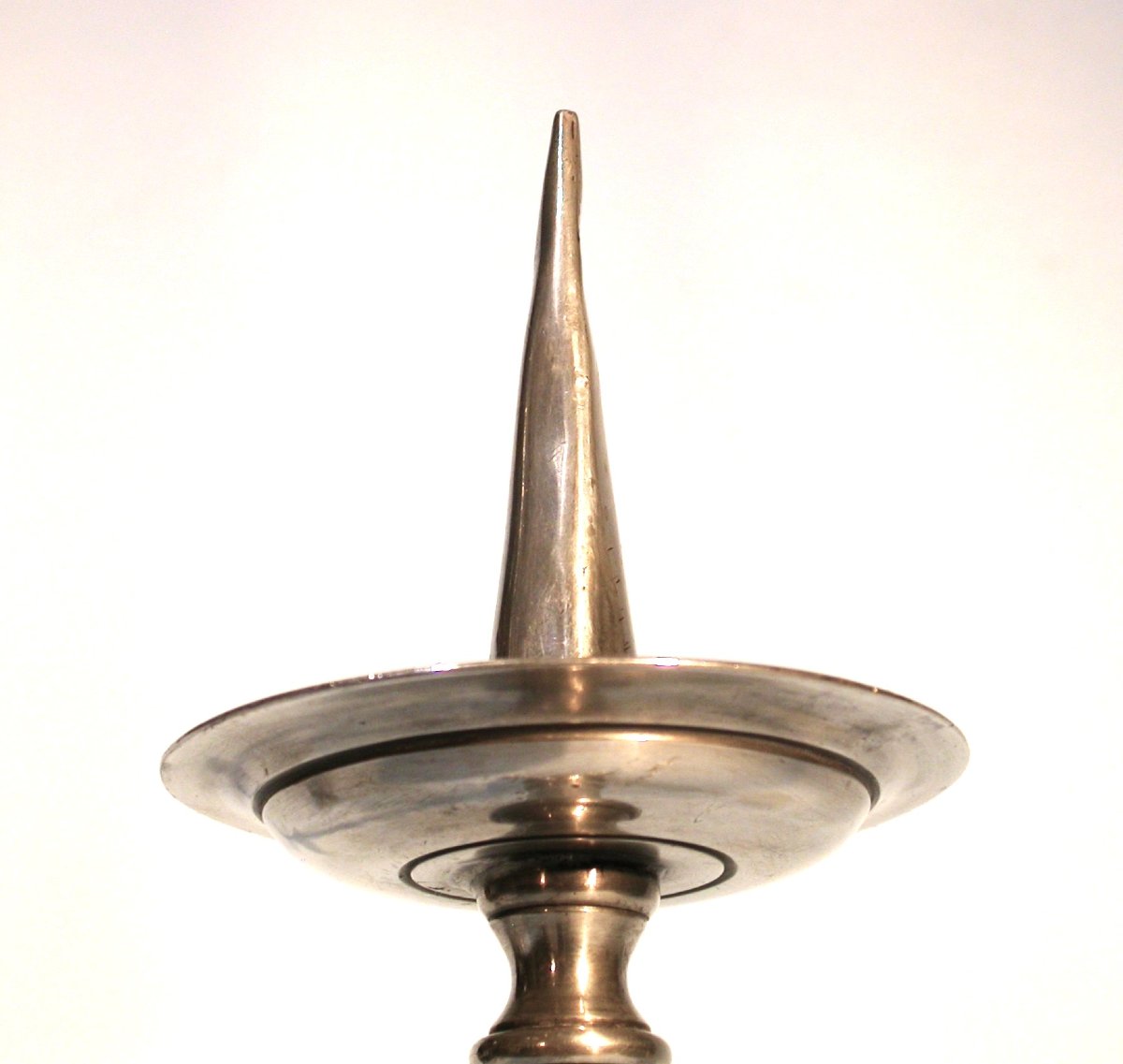 Pair Of Pewter Candle Fingers - Alsace (?), 18th Century-photo-4