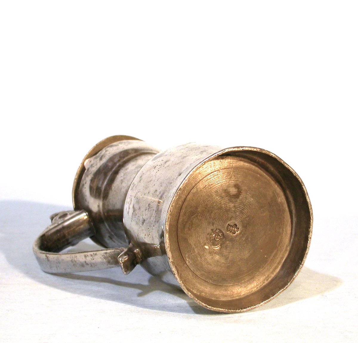 Pewter Wine Pitcher - Etampes, 18th Century-photo-2