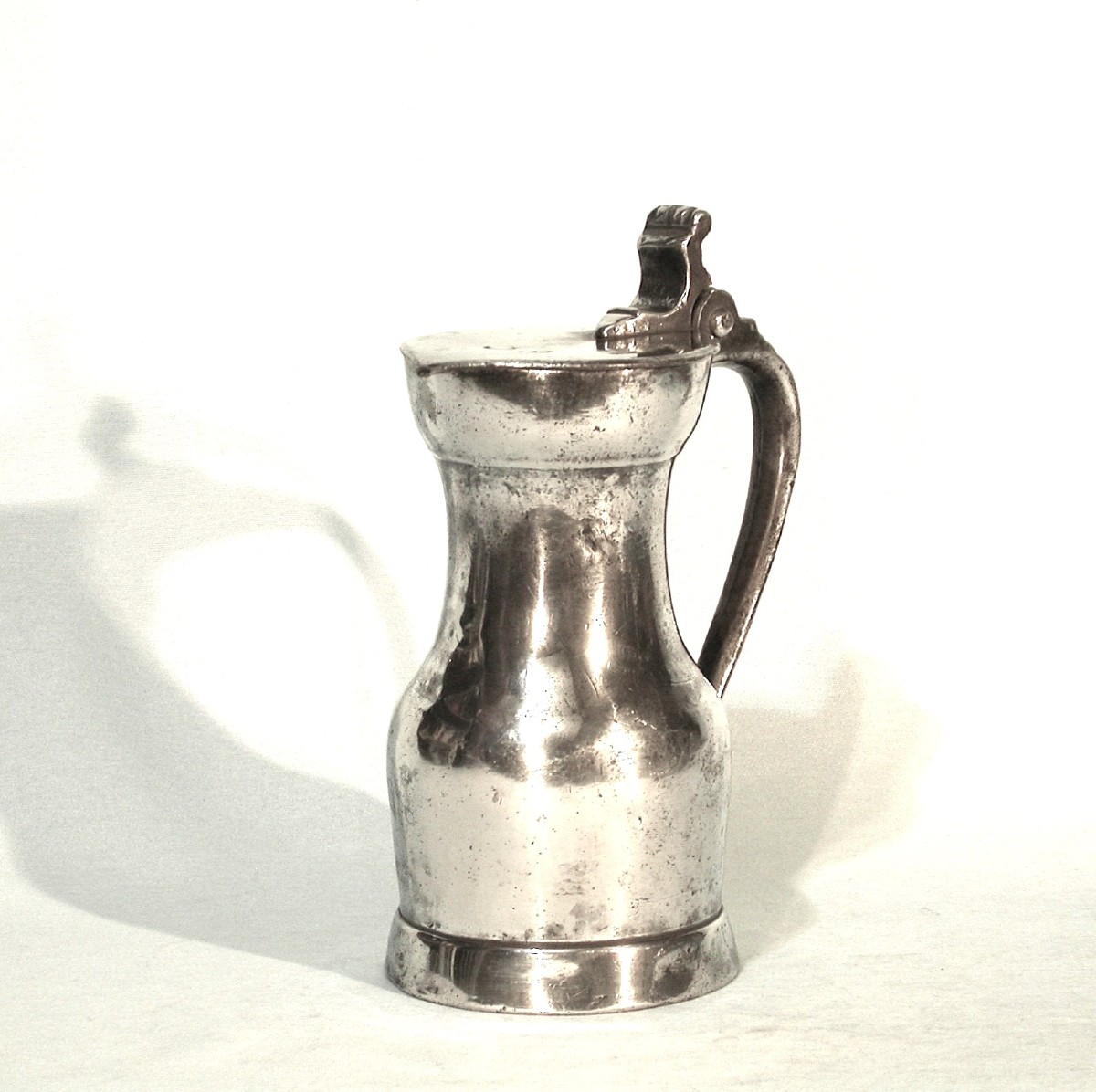 Pewter Wine Pitcher - Etampes, 18th Century