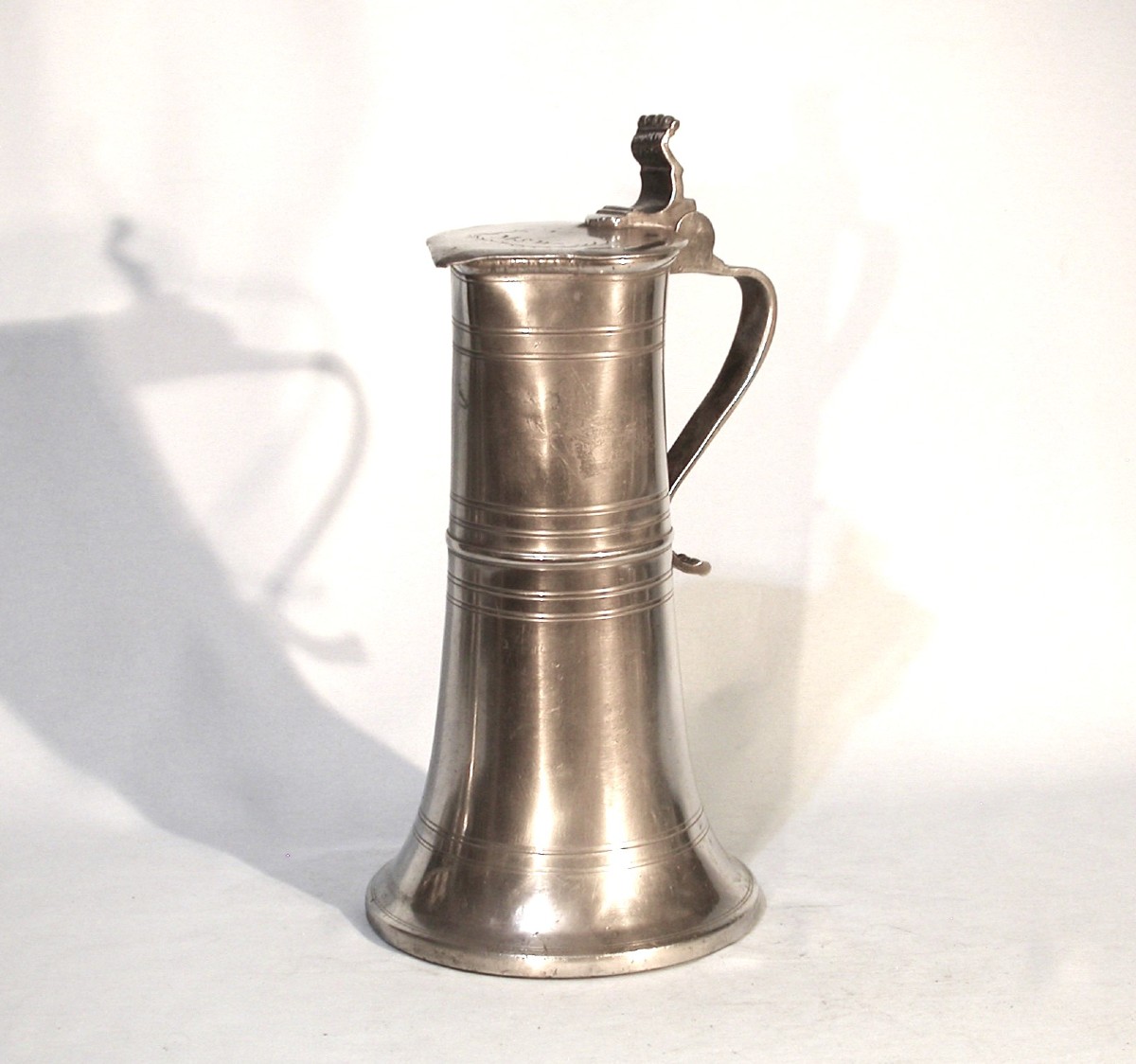 Pewter Wine Pitcher - Strasbourg, 18th Century