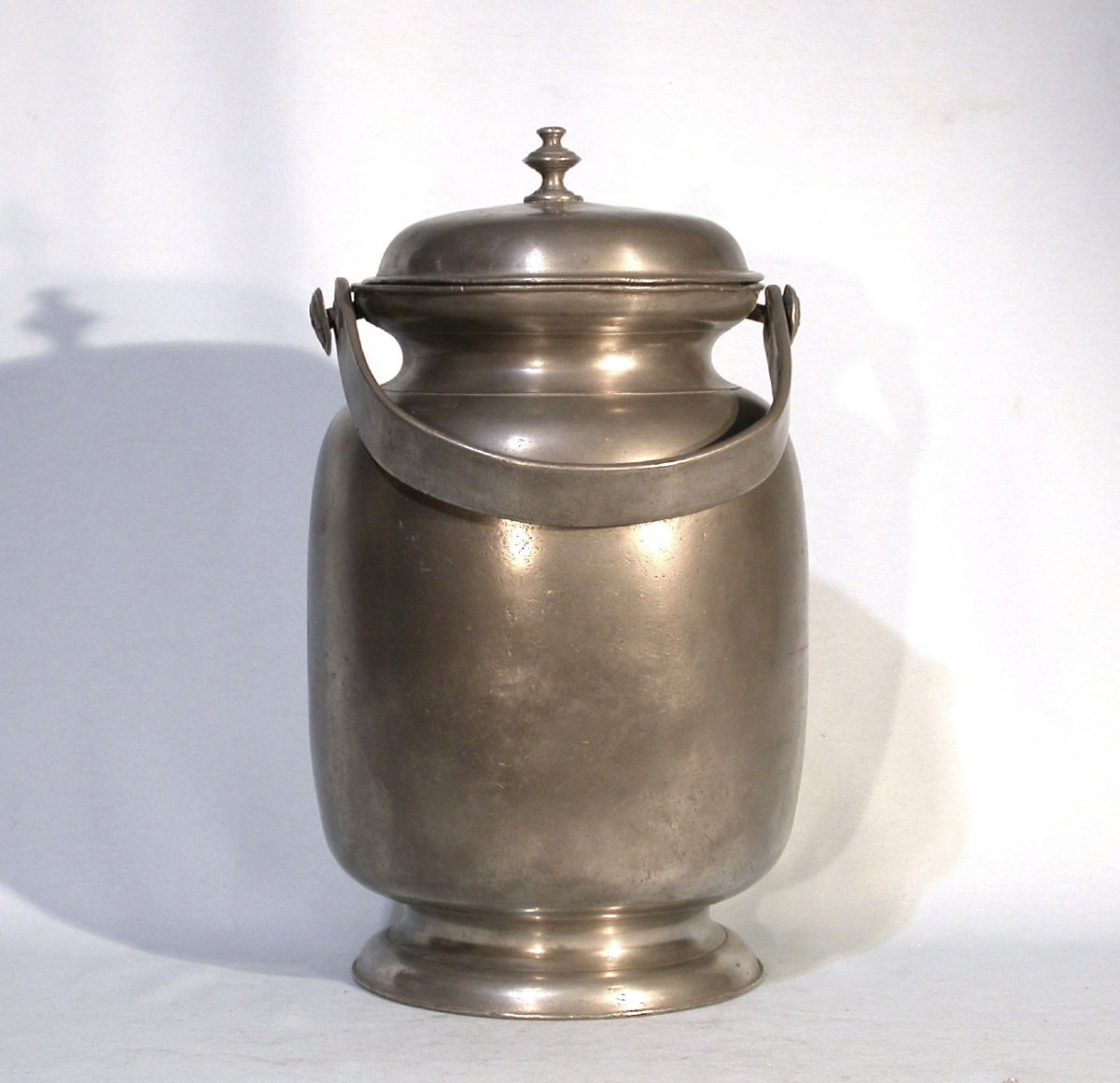 Rare Double Pewter Dinner Carrier - Langres (champagne), 18th Century-photo-2