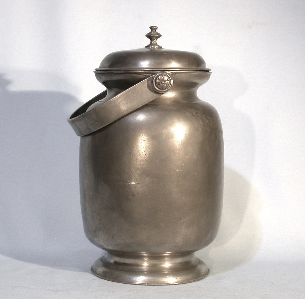 Rare Double Pewter Dinner Carrier - Langres (champagne), 18th Century-photo-3