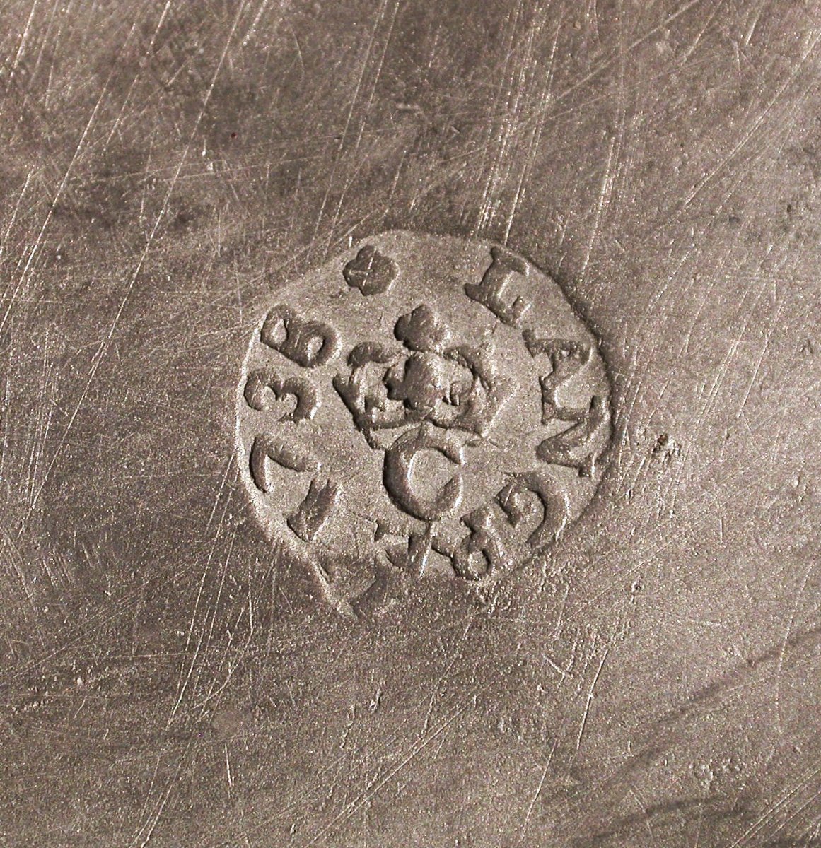 Rare Double Pewter Dinner Carrier - Langres (champagne), 18th Century-photo-5