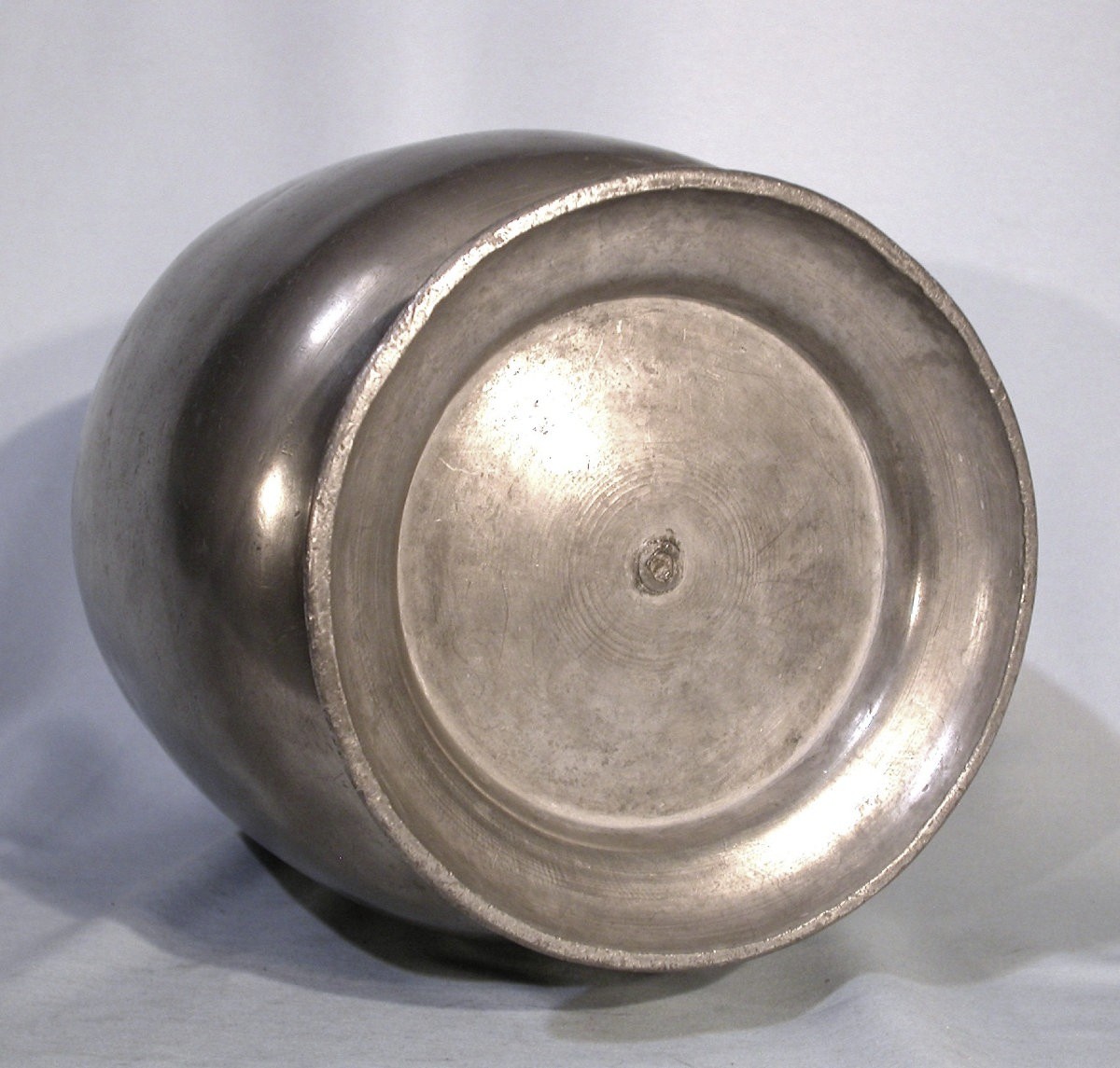 Rare Double Pewter Dinner Carrier - Langres (champagne), 18th Century-photo-3