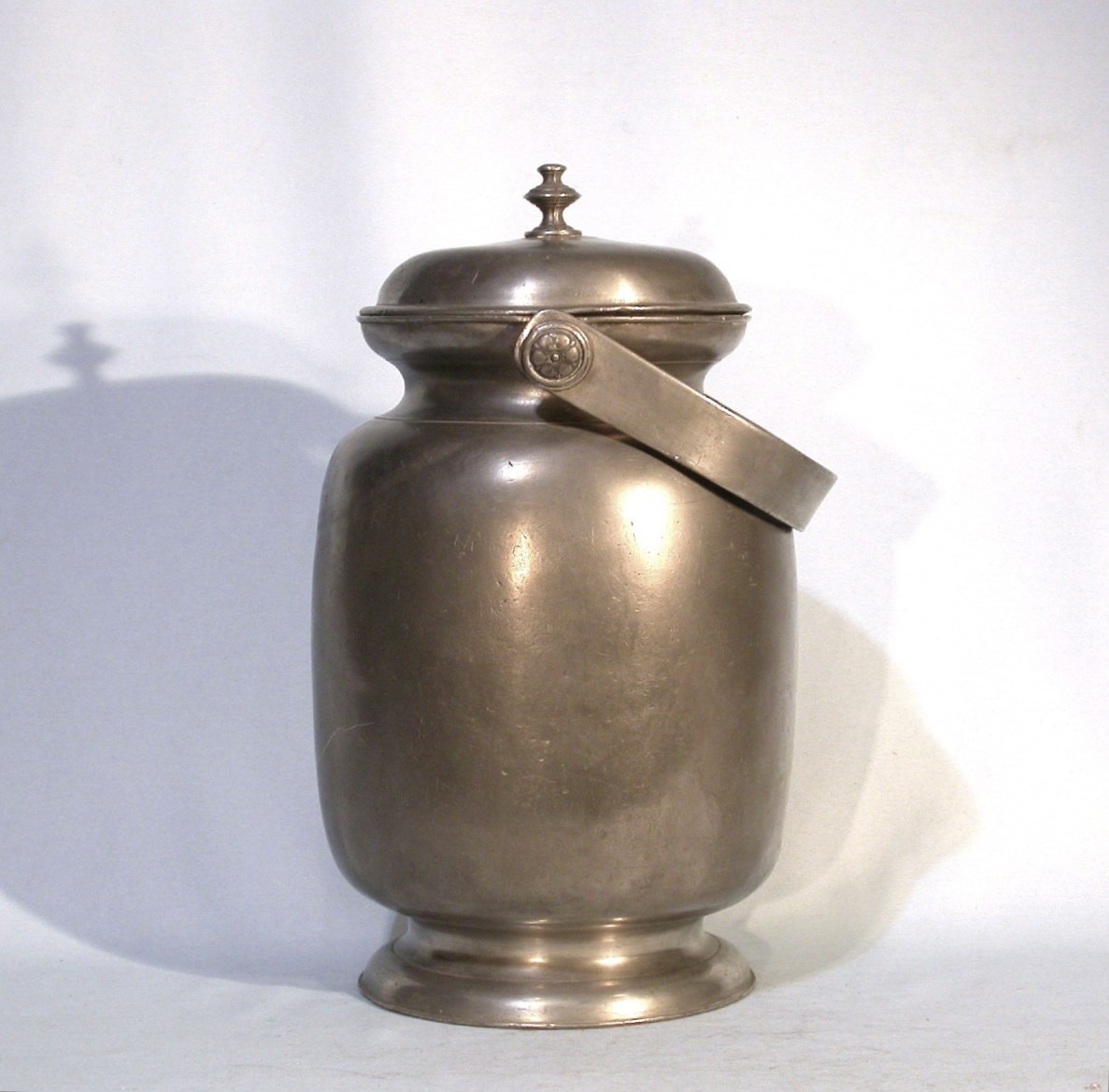 Rare Double Pewter Dinner Carrier - Langres (champagne), 18th Century