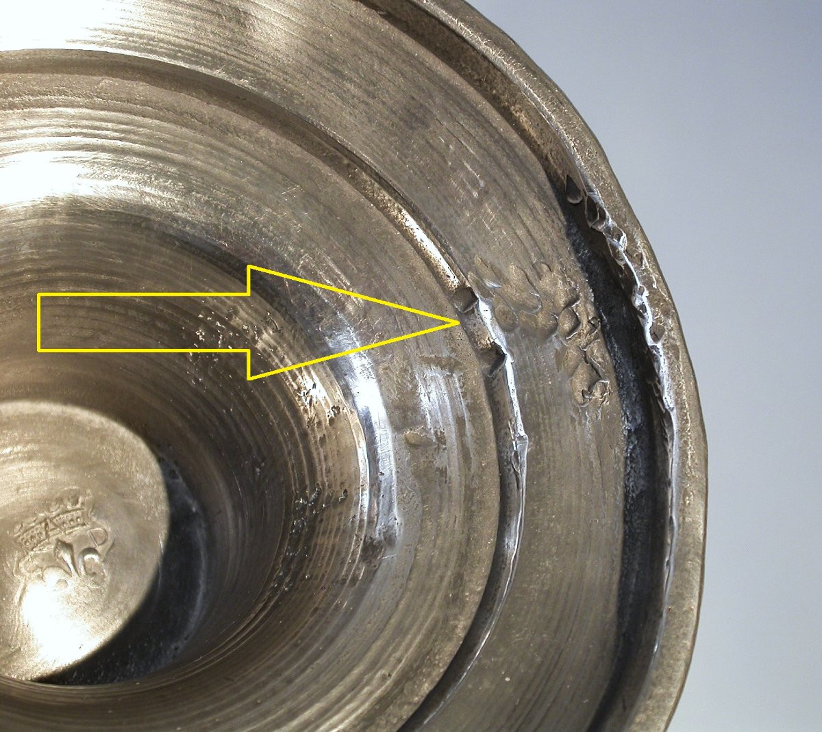 Pewter Ewer - Nancy (east Of France) - XVIII Th C.-photo-4