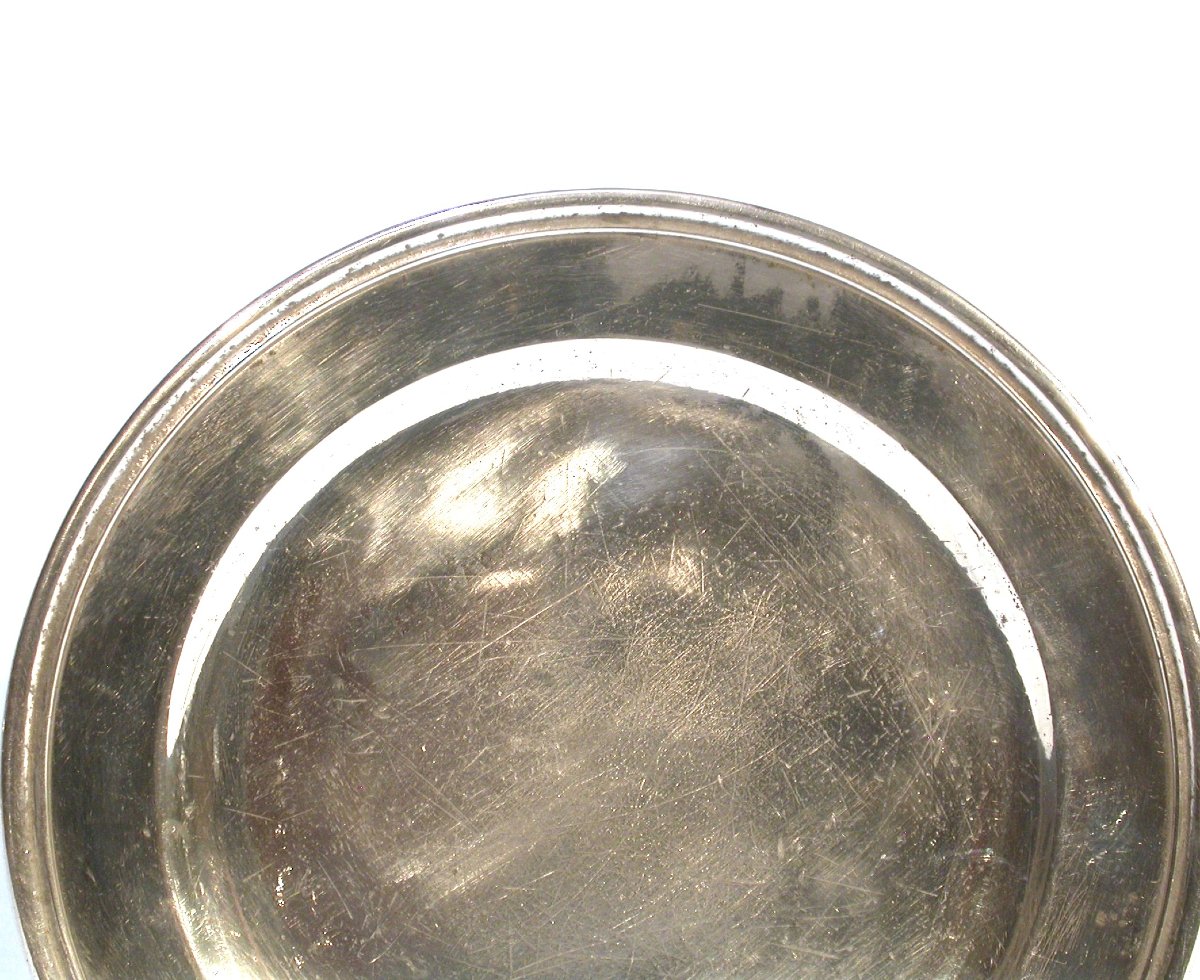 Pewter Plate - Lyon, 18th Century-photo-3