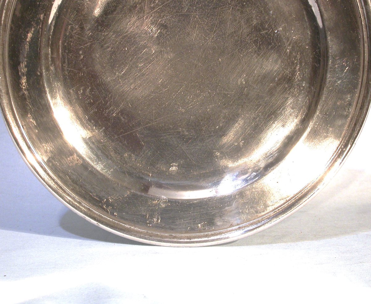 Pewter Plate - Lyon, 18th Century-photo-4