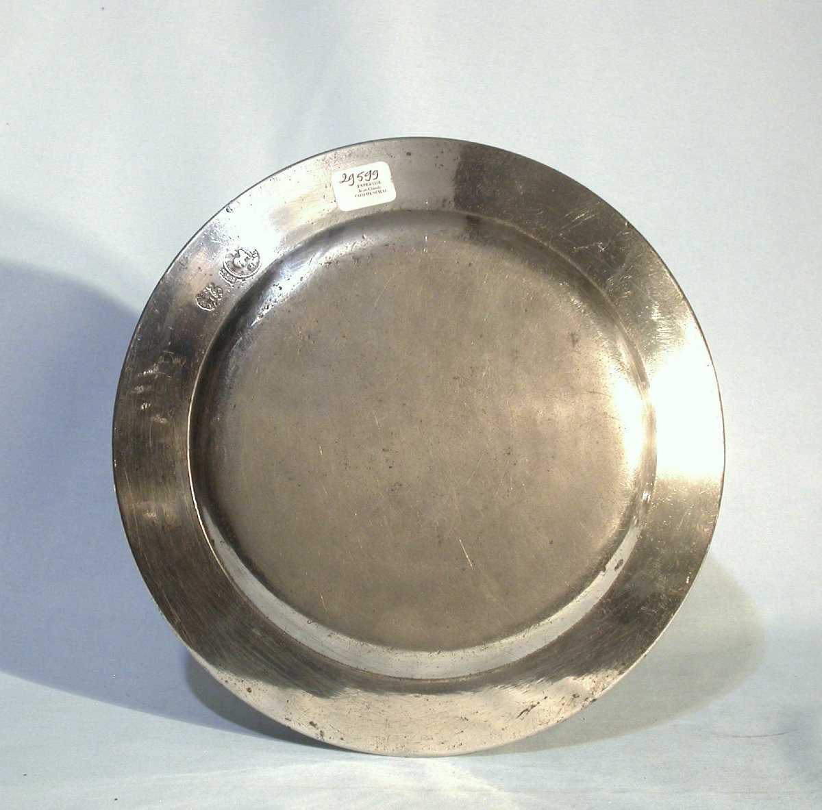 Pewter Plate - Lyon, 18th Century-photo-1