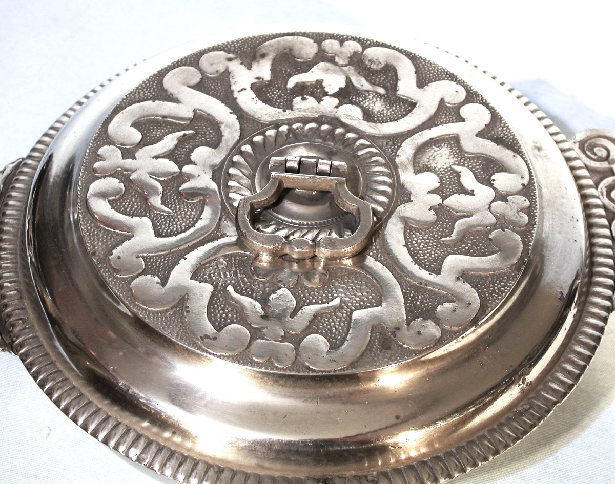 Pewter Bowl - Angers, 18th Century-photo-2