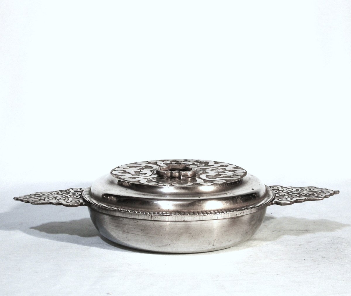 Pewter Bowl - Angers, 18th Century-photo-5