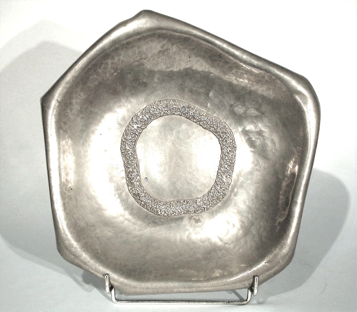 "art Deco" Pewter Bowl By Rene Delavan