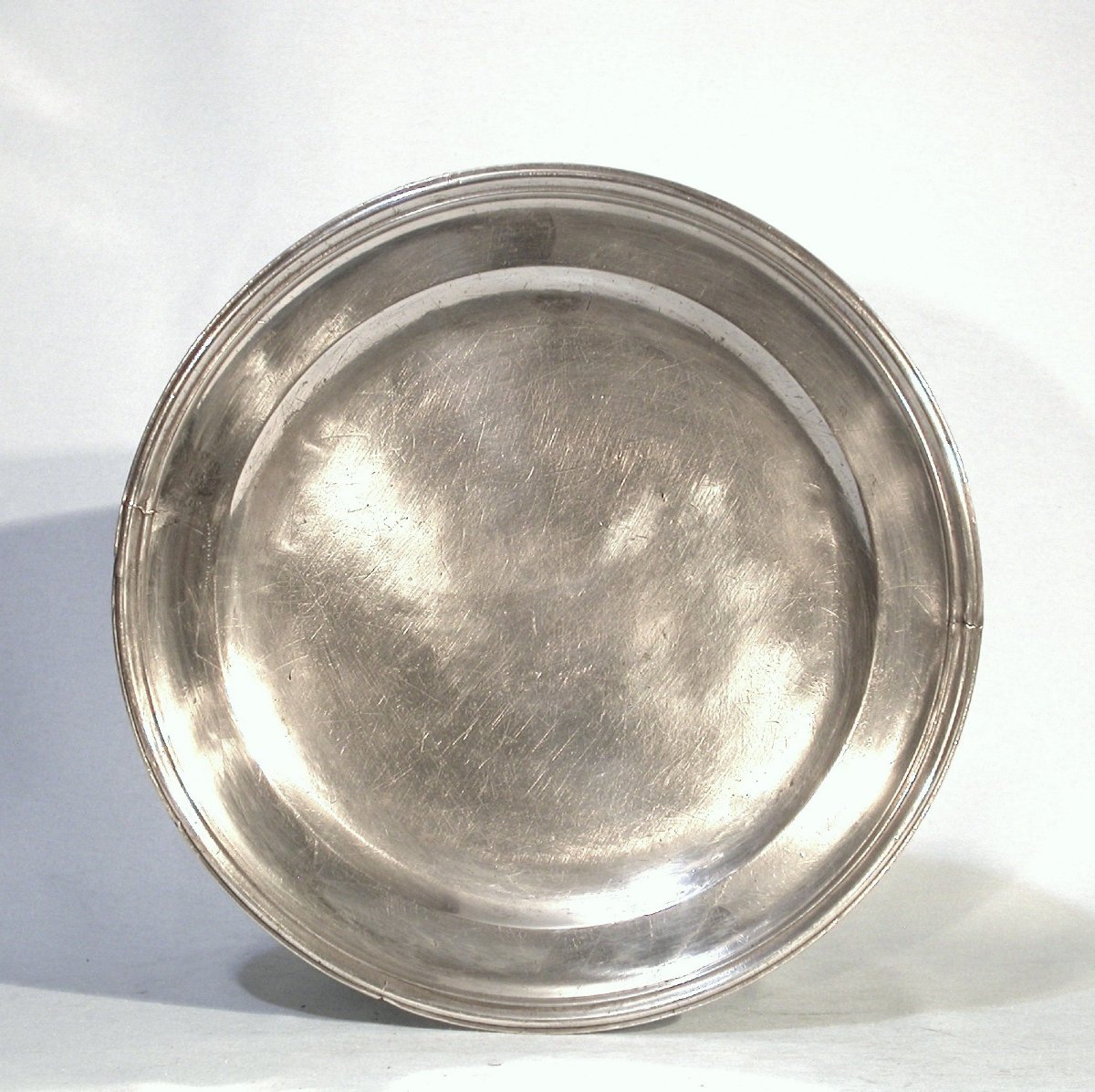 Pewter Plate - Lyon, Early 18th Century-photo-2
