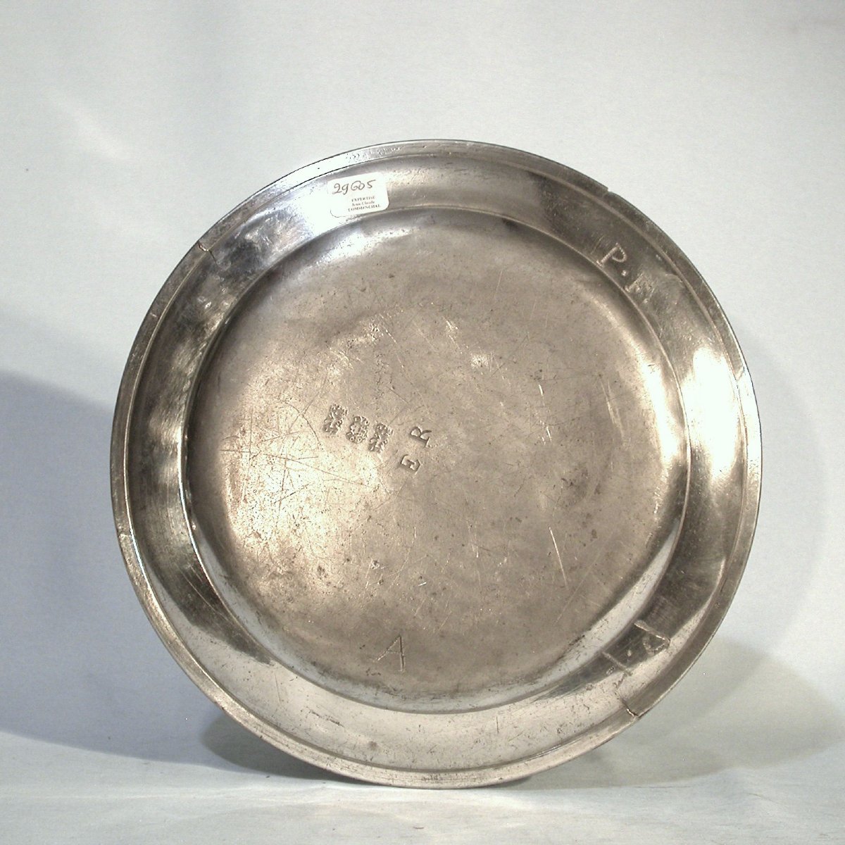 Pewter Plate - Lyon, Early 18th Century-photo-1