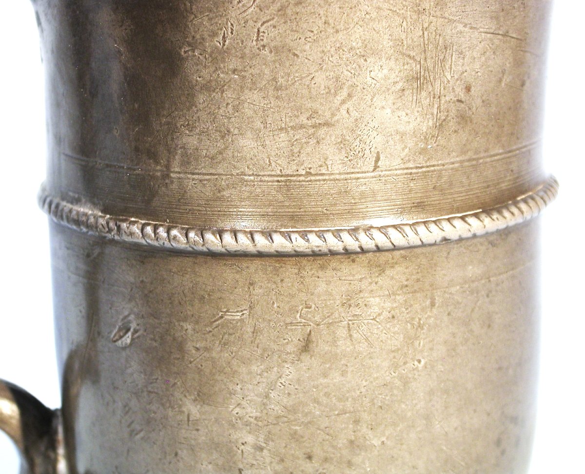 Rare Pewter Egg - Metz (?), Circa 1700-photo-3