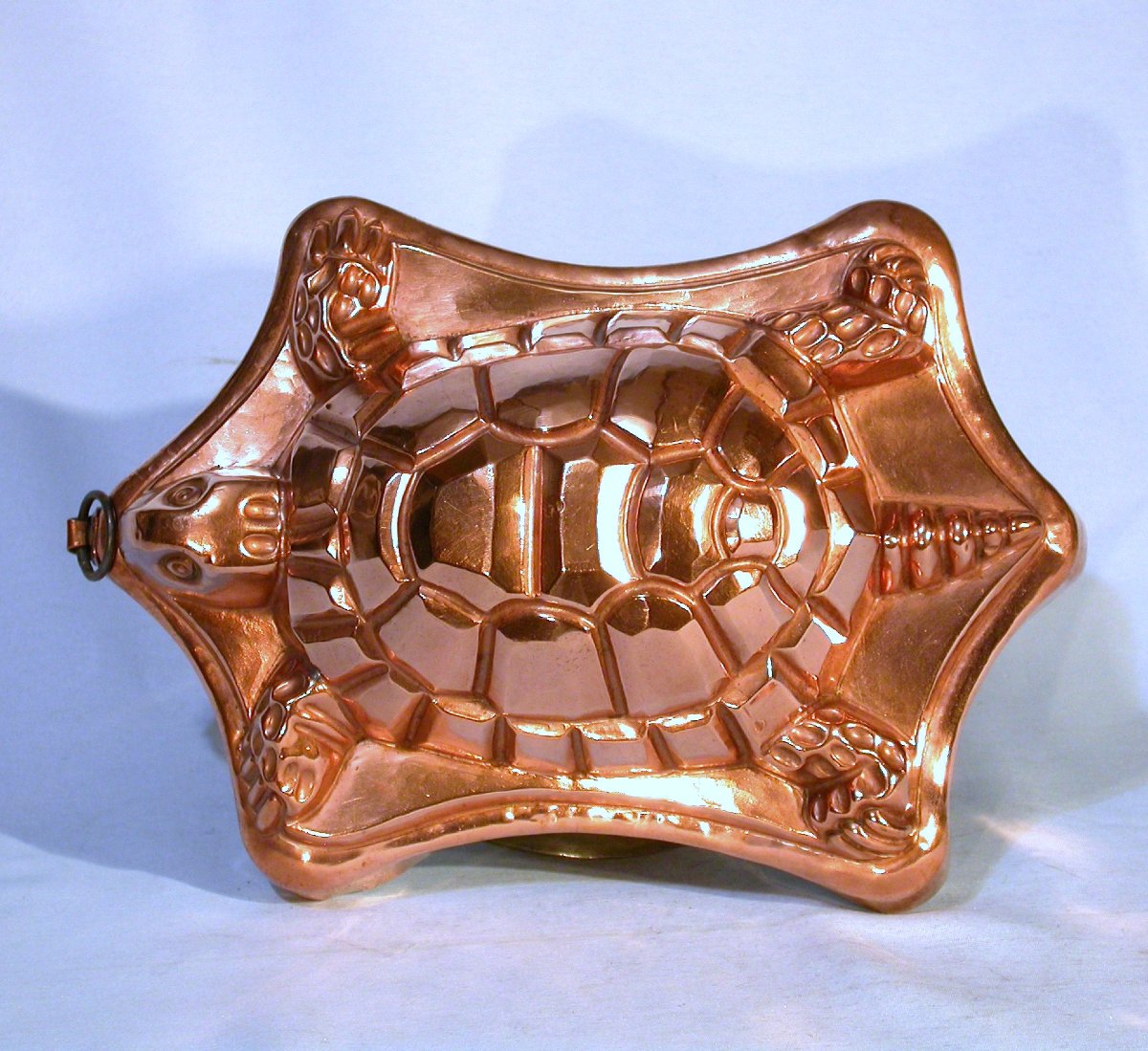 Rare Copper Cake Mold, 19th Century-photo-2