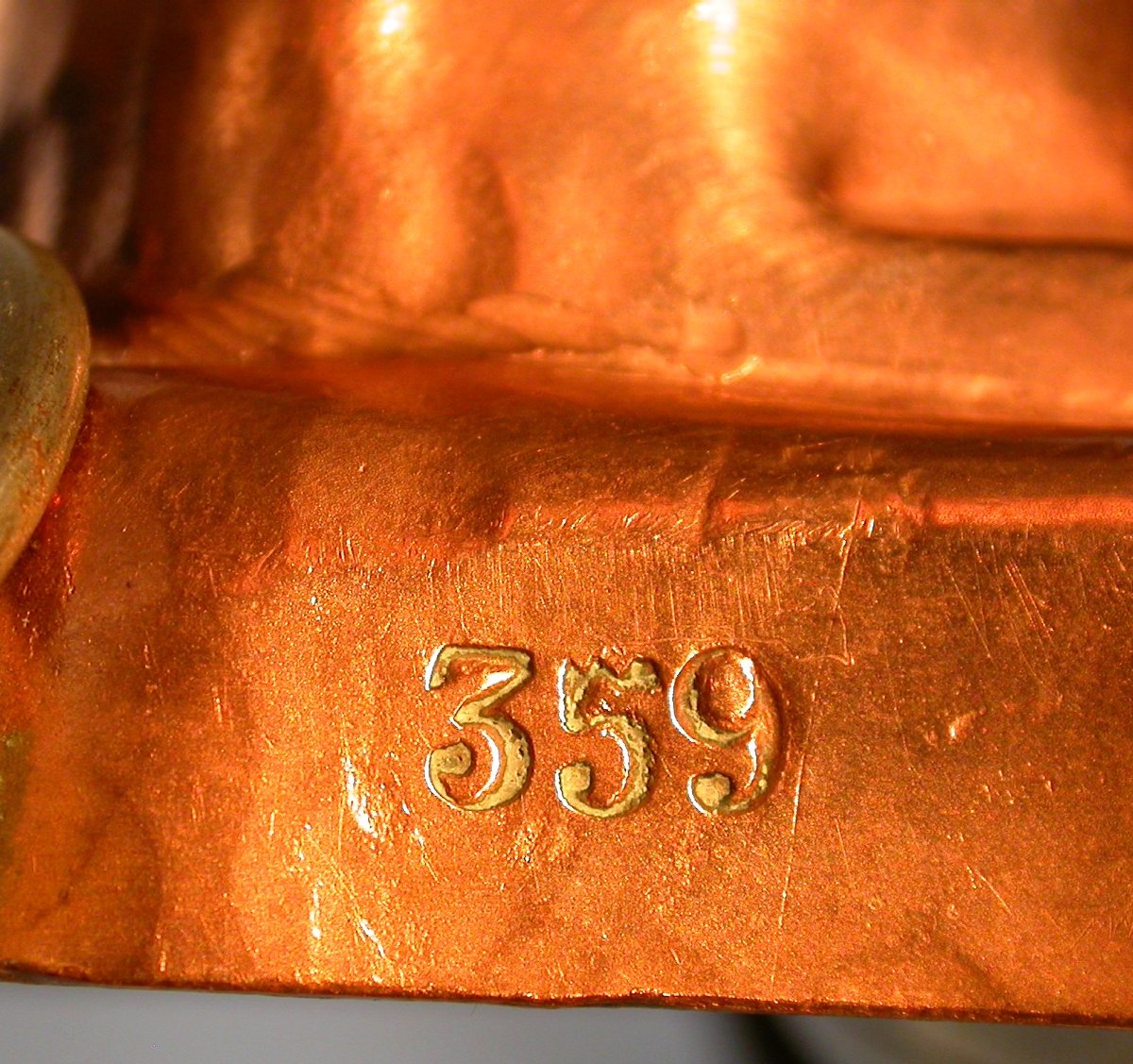 Rare Copper Cake Mold, 19th Century-photo-4