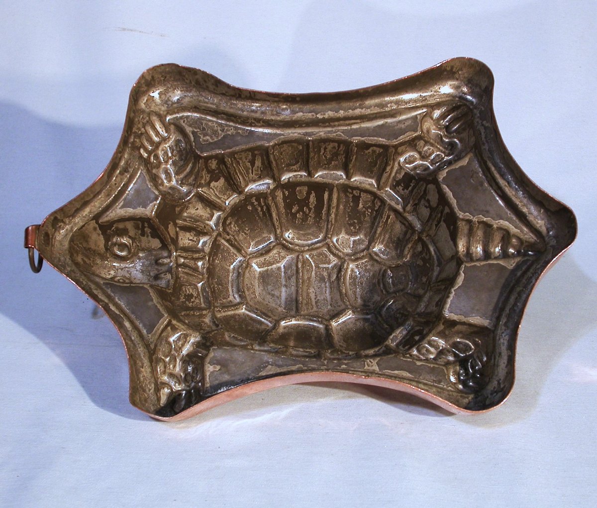 Rare Copper Cake Mold, 19th Century-photo-5